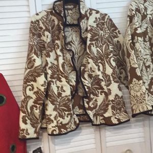 Tapestry reversible jacket